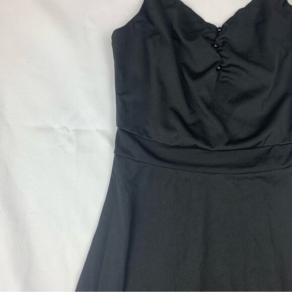 Scarlett Darkness womens medium black pinup sweetheart dress new goth renaissanc - Picture 8 of 9